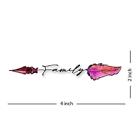 Family with Arrow Feather All Body Temproary Body Tattoo Men and Women-thumb2