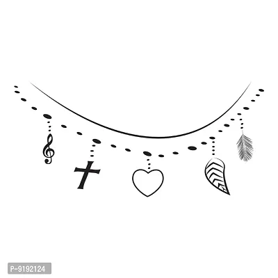 Breslet with Heart Cross Waterproof For Men and Women Temporary Body Tattoo-thumb2