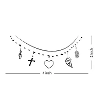 Breslet with Heart Cross Waterproof For Men and Women Temporary Body Tattoo-thumb2