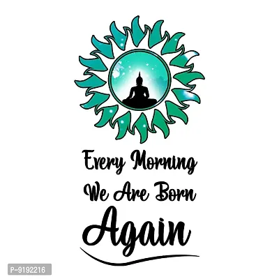 Gautam Buddha Ji Quotes Tattoo Every Morning We Are Born Temporary Body Tattoo-thumb2