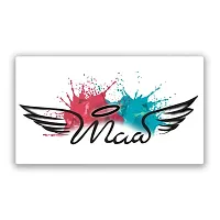 Wings with Maa Tattoo Waterproof For Multi Temporary Body Tattoo-thumb1