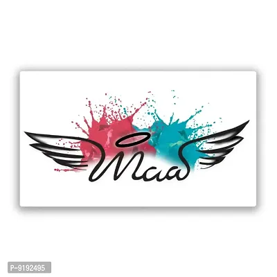 Wings with Maa Tattoo Waterproof For Multi Temporary Body Tattoo-thumb2