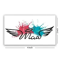 Wings with Maa Tattoo Waterproof For Multi Temporary Body Tattoo-thumb2