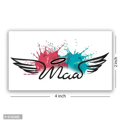 Wings with Maa Tattoo Waterproof For Multi Temporary Body Tattoo-thumb3