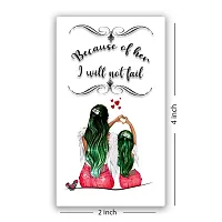 Temporary Tattoowala Maa Daughter Multicolor Tattoo Waterproof Temporary Tattoo Size (11 CM x 6 CM)-thumb2