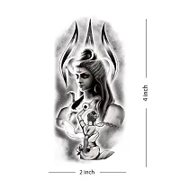 Mahadev with Trishul Mahakal Temporary Tattoo Waterproof For Boys and Girls Temporary Body Tattoo-thumb2