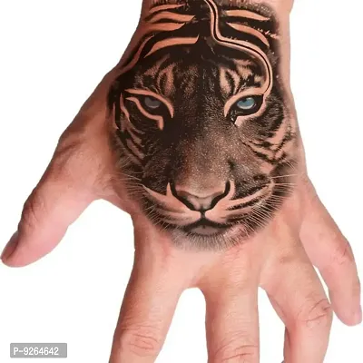 Real Tiger Design Temporary Tattoo Waterproof For Male and Female Temporary Body Tattoo