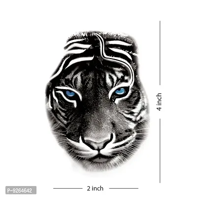 Real Tiger Design Temporary Tattoo Waterproof For Male and Female Temporary Body Tattoo-thumb3