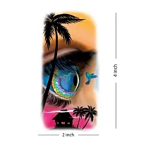 3D Eye Design With Nature Temporary Tattoo Waterproof For Boys And Girl Temporary Body Tattoo-thumb1