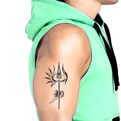 Adiyogi Tattoos - Om with trishul and Damru Tattoo Thanks... | Facebook