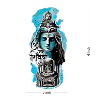 Mahakal Om Namah Shivay Temporary Tattoo Waterproof For Male and Female Temporary Body Tattoo-thumb1