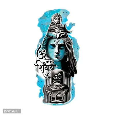 Mahakal Om Namah Shivay Temporary Tattoo Waterproof For Male and Female Temporary Body Tattoo-thumb3