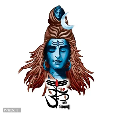 Om Namah Shivaya God Shiv Design Temporary Tattoo Waterproof For Male and Female Temporary Body Tattoo-thumb2