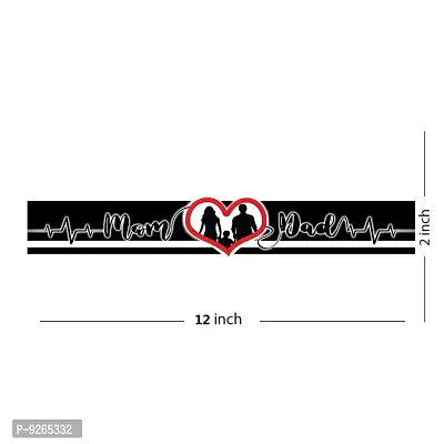 Mom Dad Hand Band Heart Design Temporary Tattoo Round For Men Woman and-thumb3