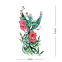 Flower Phonix Angle Temporary Tattoo Waterproof For Boys and Girls Temporary Body Tattoo-thumb1