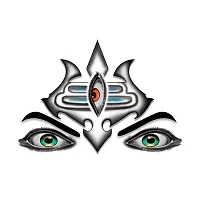 God Mahakal Eye and Trishul Temporary Tattoo Waterproof For Male and Female Temporary Body Tattoo-thumb2