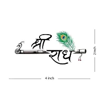 Shri Radhe with Krishna Flute Temporary Tattoo Waterproof For Boys and Girls Temporary Body Tattoo-thumb1