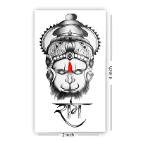 Lord Ram with Hanuman Tattoo God Waterproof Men and Women Temporary Tattoo-thumb2