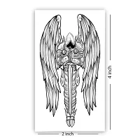 Wings with Sword Tattoo Waterproof Men and Women Temporary Tattoo-thumb2