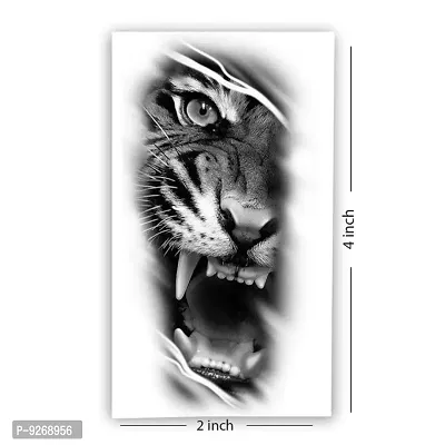 Tiger Eye Tattoo Animals Love Waterproof Boys and Girls Temporary Body Tattoo-thumb2