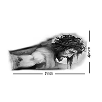 Jesus Hand Tattoo Design Waterproof Boys and Girls Temporary Body Tattoo-thumb2