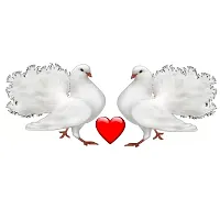 Duck With Heart Design Waterproof Boys and Girls Temporary Body Tattoo-thumb1