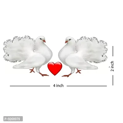 Duck With Heart Design Waterproof Boys and Girls Temporary Body Tattoo-thumb3