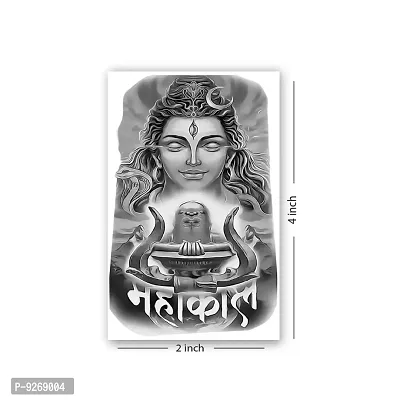 Mahakal  with Shiv Tattoo God Waterproof Boys and Girls Temporary Tattoo-thumb3