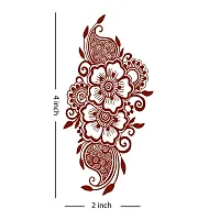 Flower  Mehndi Tattoo Flower Design Waterproof For Girls Temporary Tattoo-thumb1