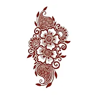 Flower  Mehndi Tattoo Flower Design Waterproof For Girls Temporary Tattoo-thumb2