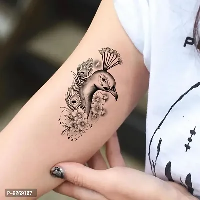 Full Hand Mehndi Flower Design Tattoo Waterproof For Women Temporary Tattoo