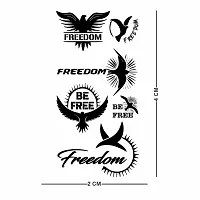 Free Freedom Tattoo Birds Waterproof Boys and Girls Temporary Tattoo-thumb1
