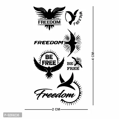 Free Freedom Tattoo Birds Waterproof Boys and Girls Temporary Tattoo-thumb2