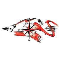 Compass Tattoo South North East West Temporary Tattoo For Boys and Girls Waterproof-thumb1