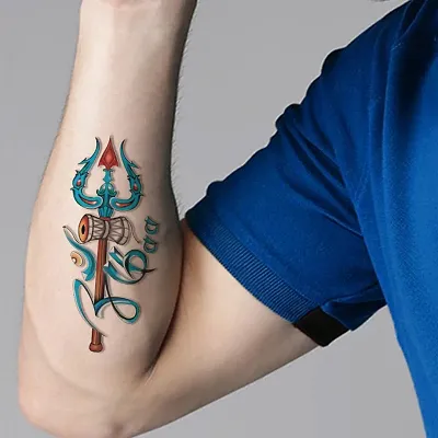 Shiva Tattoo, Om Tattoo, Maa Tattoo,Body Sticker, Temporary Tattoo,