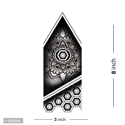 Full Sleev Tattoo Mandala Tapestry Black Waterproof For Men and Women Temporary Tattoo-thumb4