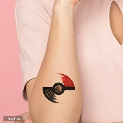 Pokeball Tattoo Pokeman Waterproof For Men and Women Temporary Tattoo