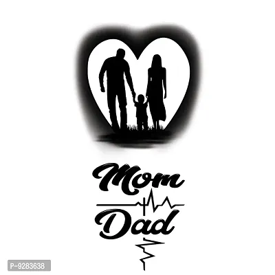 Mom and Dad Tattoo Heart Waterproof For Men and Women Temporary Tattoo-thumb3