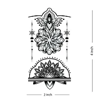 Floral Mandala Tattoo Flower Waterproof For Men and Women Temporary Tattoo-thumb1