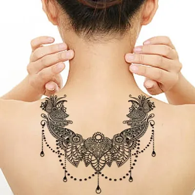 Jewelry Tattoo Design Waterproof and Women Temporary Tattoo-thumb0