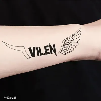 Vilen and Wings Tattoo Waterproof For Women Temporary Tattoo