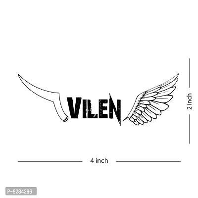 Vilen and Wings Tattoo Waterproof For Women Temporary Tattoo-thumb3