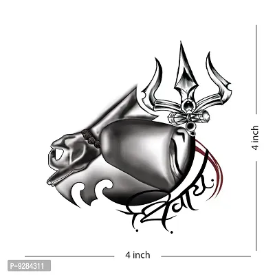 Shivaya Hand Trishul Tattoo Waterproof For Women Temporary Tattoo-thumb2