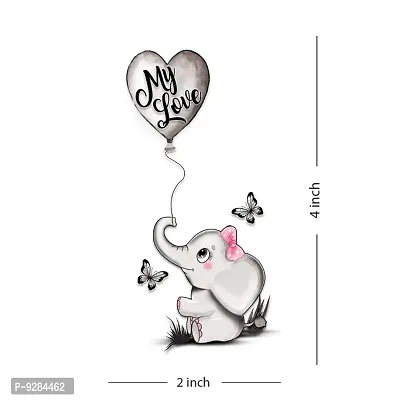 Elephant My Love Tattoo Animal Waterproof For Women Temporary Tattoo-thumb2