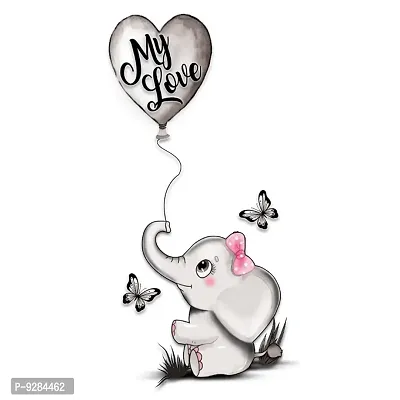 Elephant My Love Tattoo Animal Waterproof For Women Temporary Tattoo-thumb3