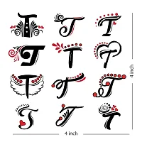 T Name Alphabet Tattoo Waterproof For Men and Women Temporary Body Tattoo-thumb1