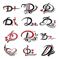 D Name Alphabet Tattoo Waterproof For Men and Women Temporary Body Tattoo-thumb1