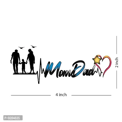 Mom and Dad Tattoo Family Heart Waterproof For Men and Women Temporary Body Tattoo-thumb3