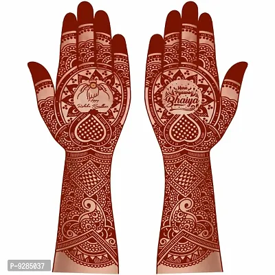 Full Hand Mehndi Designs Special Rakshabandhan Rakhi Mehndi Design for Sister Gift