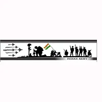 Temporary Tattoowala Indian Army Hand Band Waterproof Temporary Tattoo For Boys  Girls Special on independence day-thumb1